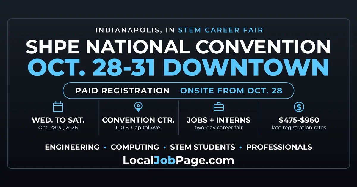 SHPE National Convention Brings a STEM Career Fair to Indianapolis Oct. 28-31